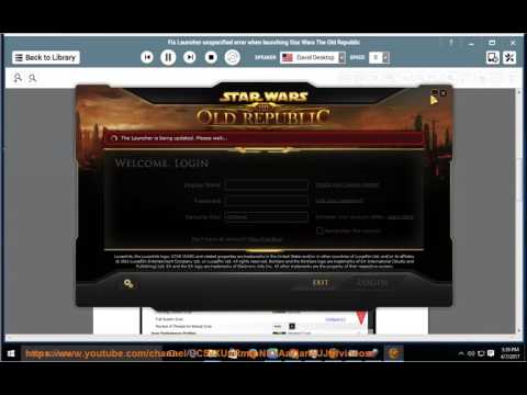 Swtor Patch Download Error